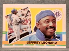 Jeffrey Leonard #303 Baseball Cards 1990 Topps Big Baseball Prices