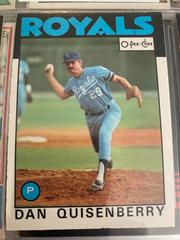 Dan Quisenberry #50 Baseball Cards 1986 O Pee Chee Prices