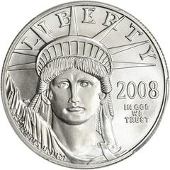 2008 W Coins $100 American Platinum Eagle Prices