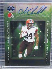 Nick Chubb [Blue] #LS-NC Football Cards 2021 Panini Illusions Limelight Signatures Prices