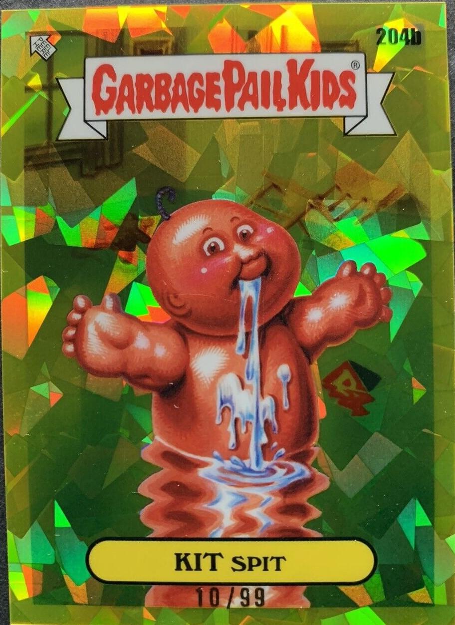 KIT Spit [Yellow] 204b Prices Garbage Pail Kids 2022 Sapphire