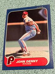 John Denny Baseball Cards 1986 Fleer Prices