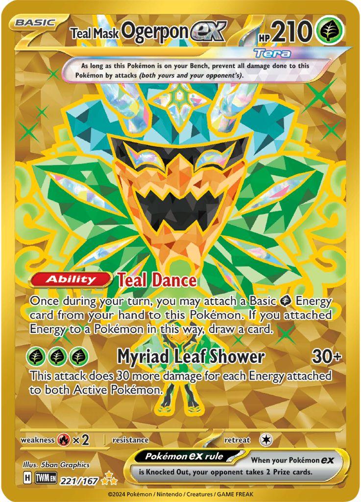 Teal Mask Ogerpon ex #221 Prices | Pokemon Twilight Masquerade ...