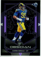 Aaron Donald [Electric Etch Purple] #89 Football Cards 2019 Panini Obsidian Prices