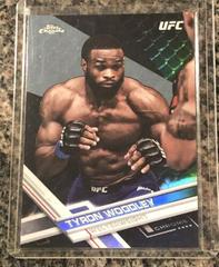 Tyron Woodley [Black] Ufc Cards 2017 Topps UFC Chrome Prices
