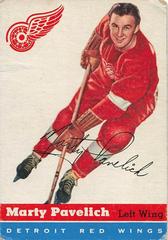 Marty Pavelich Hockey Cards 1954 Topps Prices