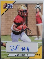 Zay Flowers [autograph] #PS-ZF1 Football Cards 2021 Pro Set College Autographs Prices
