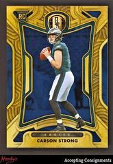 Carson Strong [Sapphire] #103 Football Cards 2022 Panini Gold Standard Prices