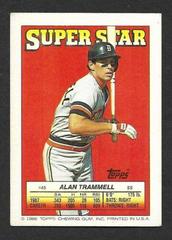 Alan Trammell #45 Baseball Cards 1988 Topps Stickercard Prices