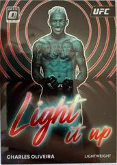 Charles Oliveira [Red] #3 Ufc Cards 2023 Panini Donruss Optic UFC Light It Up Prices