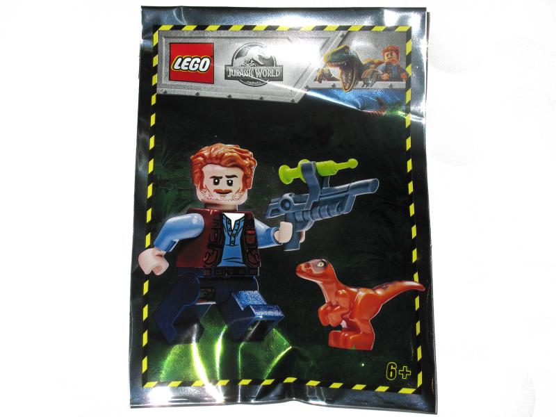 Owen with Baby Raptor #121904 LEGO Jurassic World