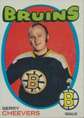 Gerry Cheevers #54 Hockey Cards 1971 Topps Prices
