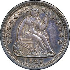 1843 Coins Seated Liberty Half Dime Prices