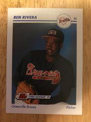 Ben Rivera #214 Baseball Cards 1991 Impel Line Drive Pre Rookie AA Prices