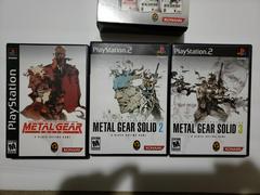 Frontside Of All 3 Boxes | Metal Gear Solid Essential Collection Playstation 2