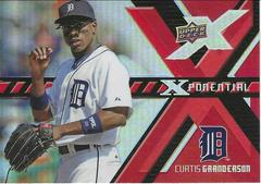 Curtis Granderson #X-CG Baseball Cards 2008 Upper Deck X Xponential Prices
