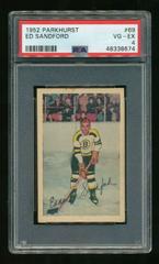 Ed Sandford Hockey Cards 1952 Parkhurst Prices