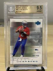 Josh Booty [Action] #85 Football Cards 2001 Upper Deck Graded Prices