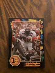 Calvin Stephens #8 Football Cards 1991 Wild Card College Draft Picks Prices