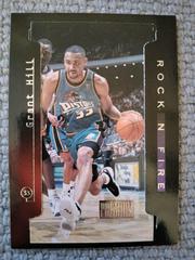 Grant Hill #10RF Basketball Cards 1997 Skybox Premium Rock 'N Fire Prices