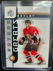Martin Havlat #118 Hockey Cards 2001 SP Authentic Prices