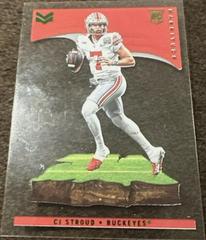 C. J. Stroud [Red] #2 Football Cards 2023 Panini Chronicles Draft Picks Magnitude Prices