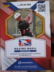 Mm Gameworn | Maximo maria [ game worn jersey] Baseball Cards 2021 Panini Elite Extra Edition DPL Materials