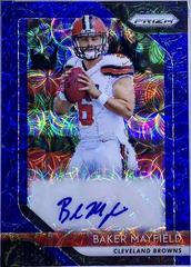 Baker Mayfield [Blue Scope Prizm] Football Cards 2018 Panini Prizm Rookie Autographs Prices