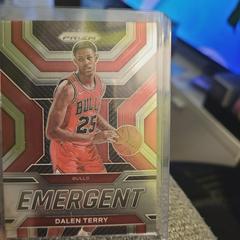 Dalen Terry #29 Basketball Cards 2022 Panini Prizm Emergent Prices