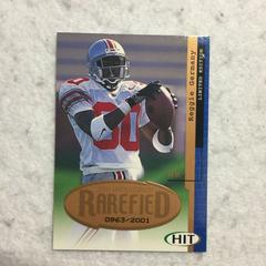 Reggie Germany [Rarefied] Football Cards 2001 Sage Hit Prices