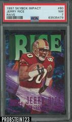Jerry Rice [Rave] #80 Football Cards 1997 Skybox Impact Prices