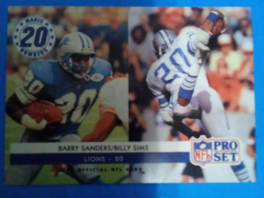 Barry Sanders, Billy Sims #349 photo