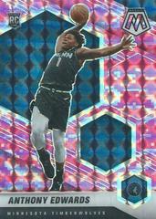 Anthony Edwards [Camo Pink] Basketball Cards 2020 Panini Mosaic Prices