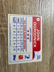 John Ogrodnick Hockey Cards 1985 Topps Stickers Prices