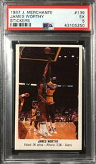 James Worthy Basketball Cards 1987 J. Merchante Stickers Prices