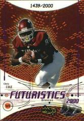 Chris Cole Football Cards 2000 Upper Deck Ionix Prices