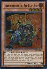 Brotherhood of the Fire Fist - Bear [Ultimate Rare 1st Edition] YuGiOh Cosmo Blazer Prices