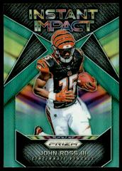 John Ross III [Green] #16 Football Cards 2017 Panini Prizm Instant Impact Prices
