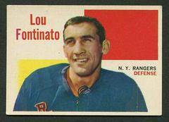 Lou Fontinato Hockey Cards 1960 Topps Prices