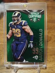 Aaron Donald [Platinum Green] #151 Football Cards 2014 Panini Totally Certified Prices