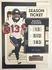 Brandin Cooks #38 Football Cards 2021 Panini Contenders Prices