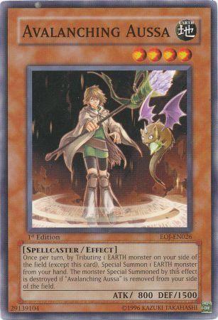 Avalanching Aussa [1st Edition] EOJ-EN026 YuGiOh Enemy of Justice