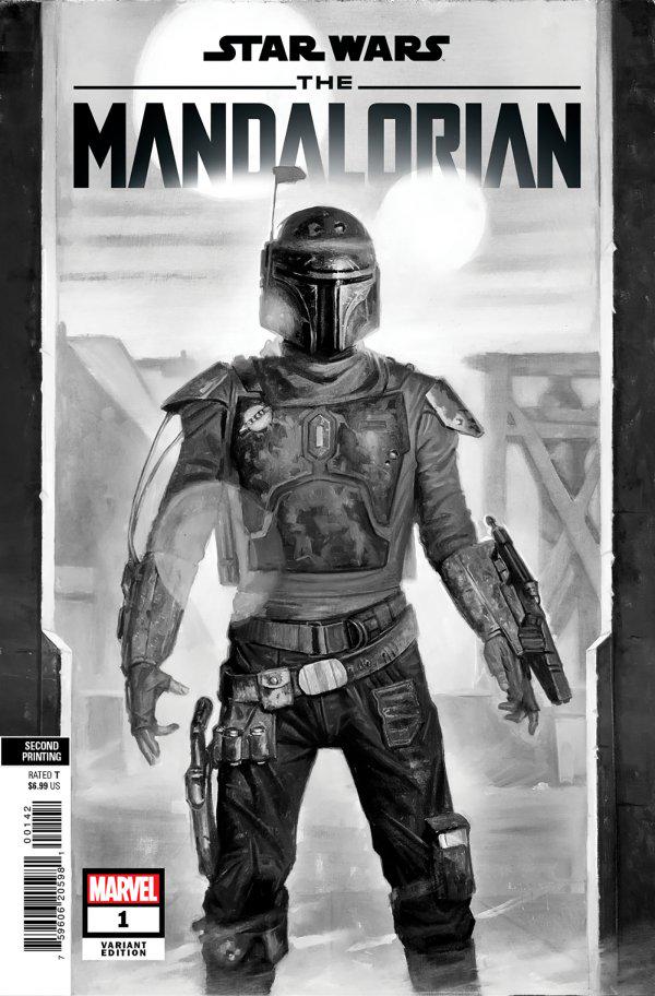 Star Wars: The Mandalorian Season 2 [2nd Print Gist] #1 (2023) Comic Books Star Wars: The Mandalorian Season 2