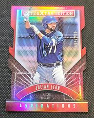 Julian Leon[Aspirations Die Cut] #149 Baseball Cards 2015 Panini Elite Extra Edition Prices
