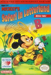 Mickey'S Safari In Letterland - Front | Mickey's Safari in Letterland NES
