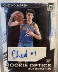 Chet Holmgren #ROA-CHG Basketball Cards 2022 Panini Donruss Optic Rookie Autographs Prices