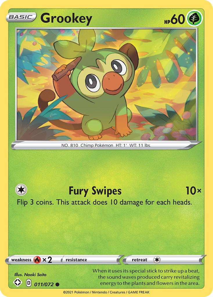 Grookey #11 Pokemon Shining Fates