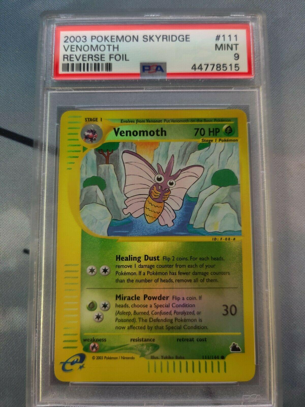 Venomoth Reverse Holo 111 Prices Pokemon Skyridge Pokemon Cards