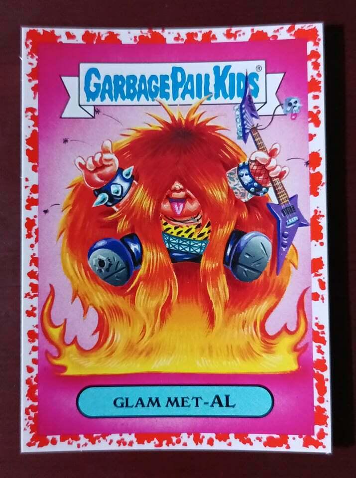 Glam-Met AL [Red] #5b Garbage Pail Kids We Hate the 80s