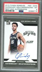 Quinndary Weatherspoon Basketball Cards 2019 Panini Donruss Next Day Autographs Prices